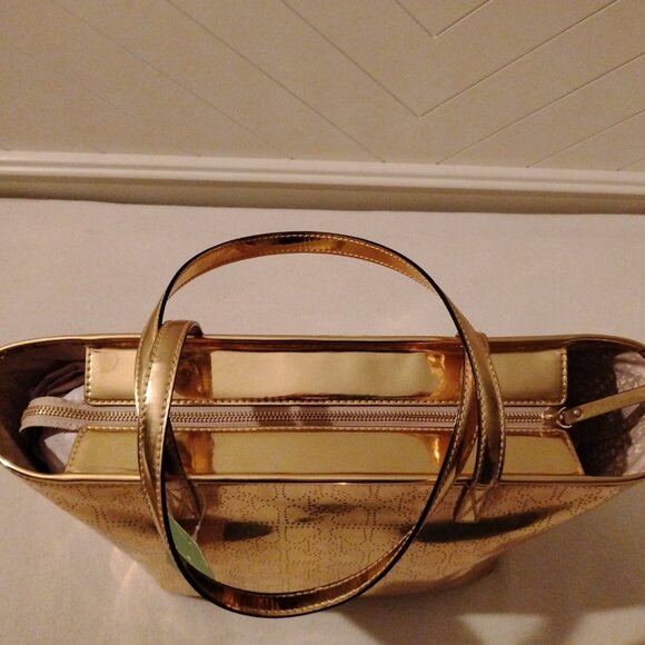 Kate Spade Small Harmony Tote WKRU1879 Metro Spade Gold (711) - Picture 6 of 12